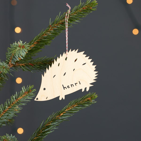 Hedgehog Ornament Etsy