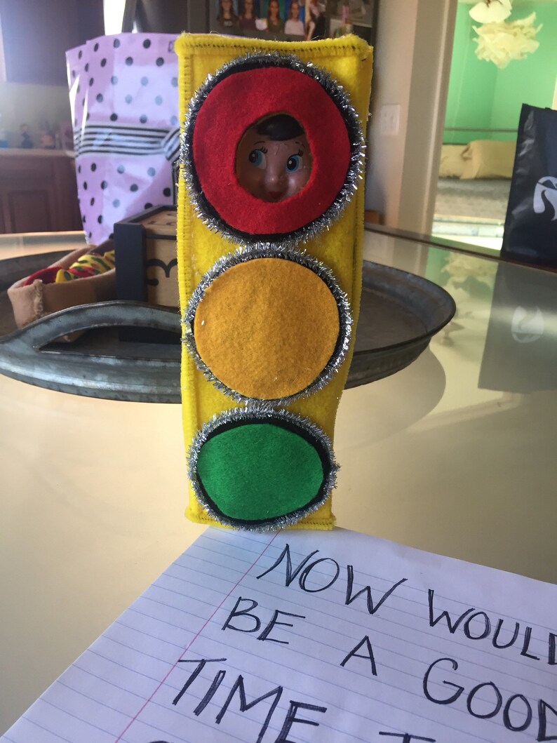 Stoplight Elf Costume Etsy