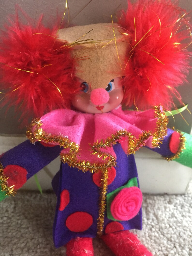 That's clowning around Elf costume Etsy