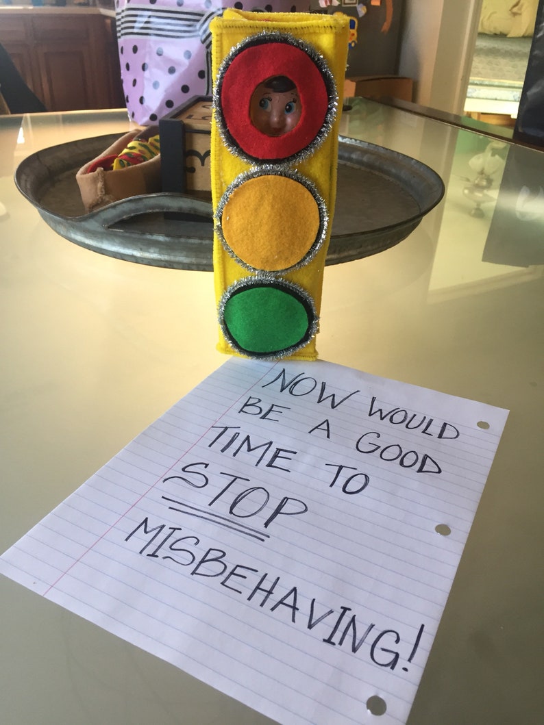 Stoplight Elf Costume Etsy