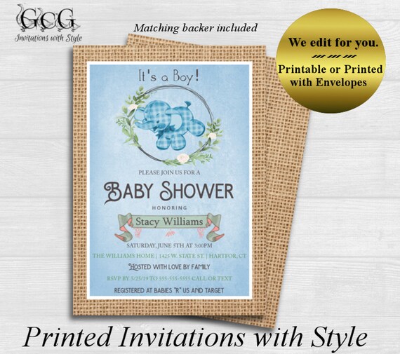 stitch baby shower invitations