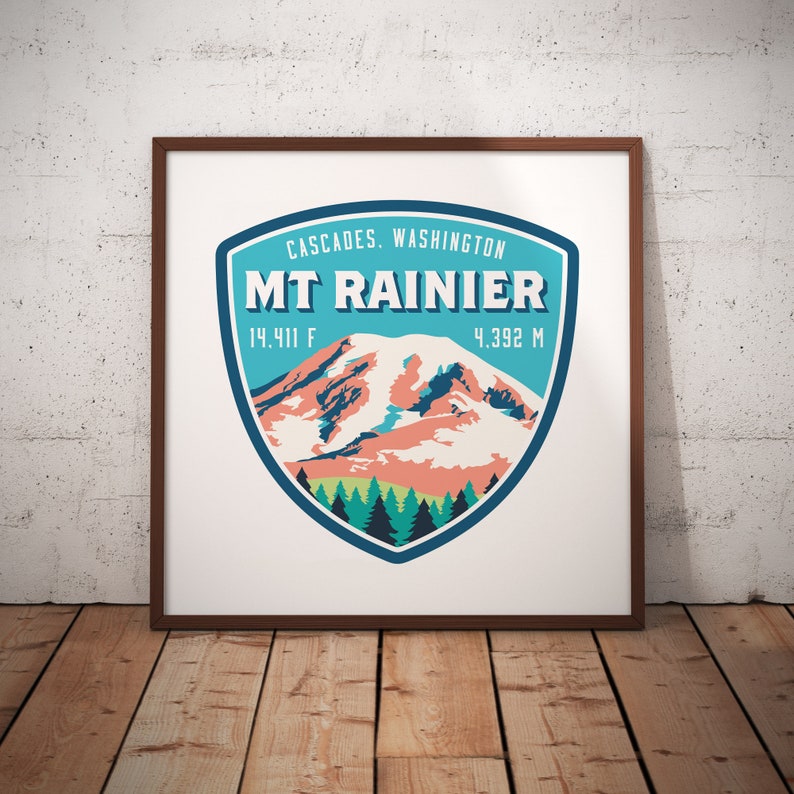 Mt. Rainier Print image 1