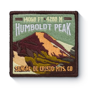Humboldt Peak Colorado 14er Patch