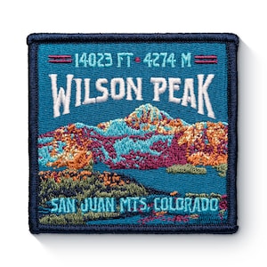 Wilson Peak Colorado 14er Patch