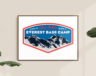 Everest Base Camp Print