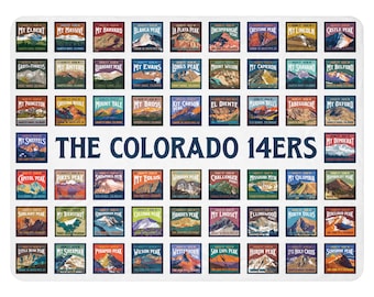 The Colorado 14ers Sherpa Blanket