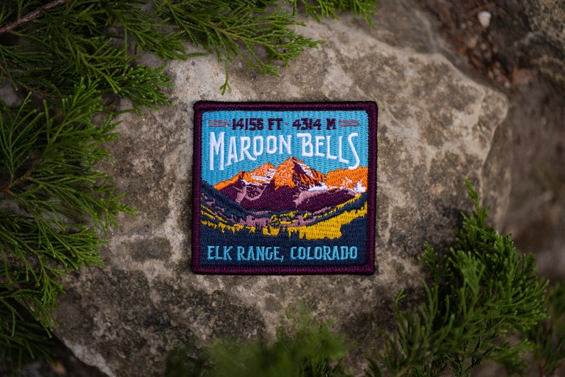 Maroon Bells Colorado 14er Patch