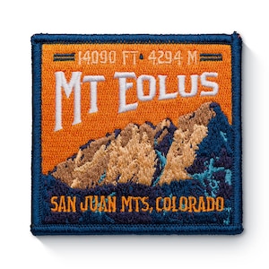 Mt Eolus Colorado 14er Patch