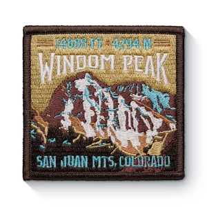 Windom Peak Colorado 14er Patch