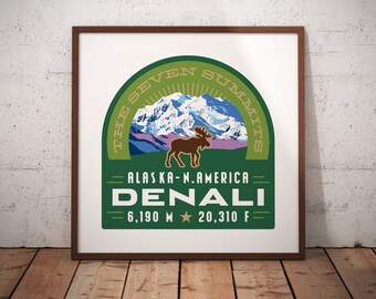 Denali Seven Summits Print