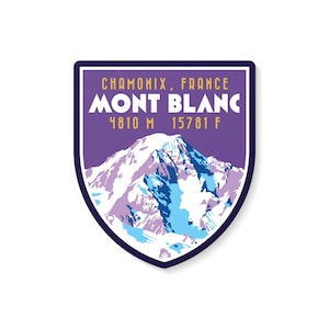 Mont Blanc Decal Sticker