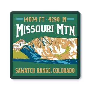 Missouri Mountain Colorado 14er Sticker