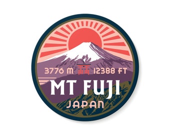 Mt Fuji Japan Sticker