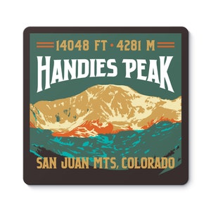 Handies Peak Colorado 14er Sticker