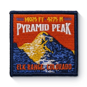 Pyramid Peak Colorado 14er Patch