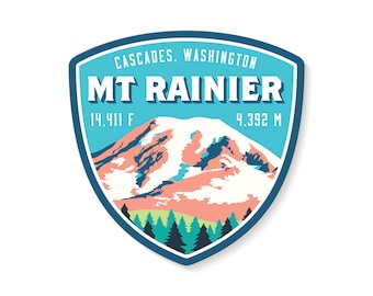 Mt. Rainier Decal Sticker