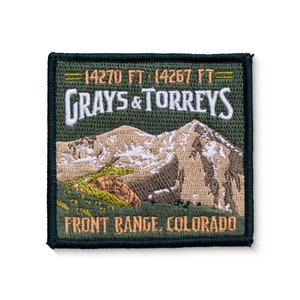 Grays & Torreys Colorado 14er Patch