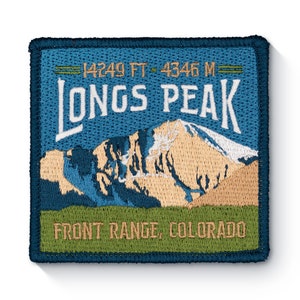 Longs Peak Colorado 14er Patch