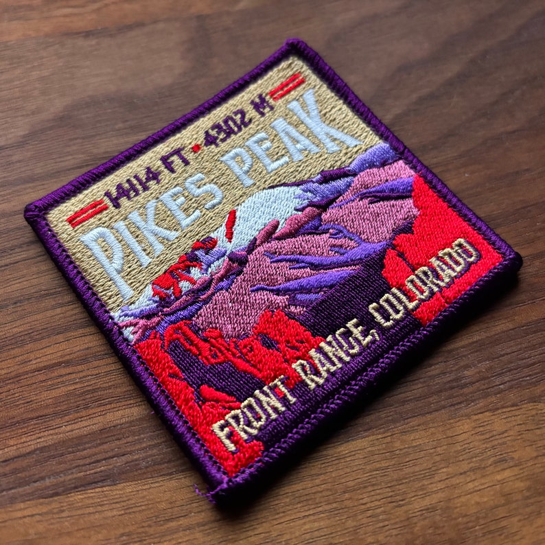 Pikes Peak Colorado 14er Patch - Etsy