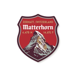 Matterhorn Decal Sticker