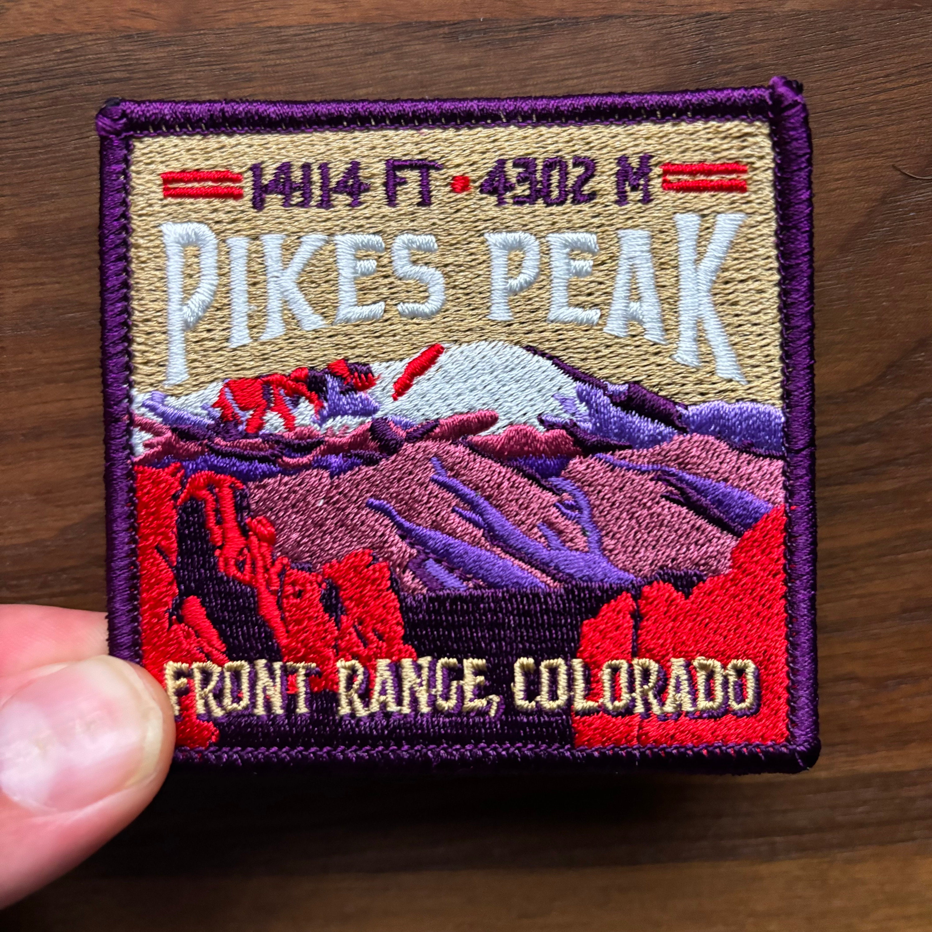 Pikes Peak Colorado 14er Patch - Etsy