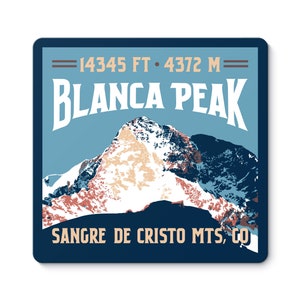 Blanca Peak Colorado 14er Sticker