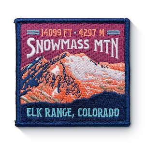 Snowmass Mountain Colorado 14er Patch
