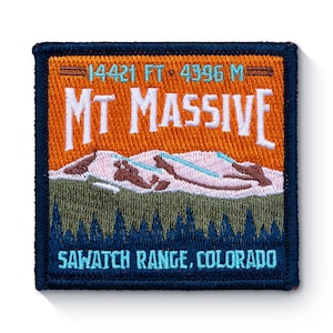 Mt Massiver Colorado 14er Aufnäher