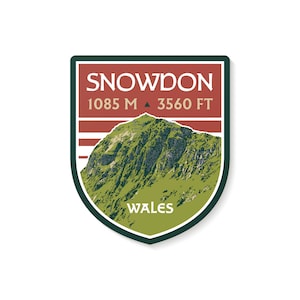 Snowdon Wales Vinyl Sticker