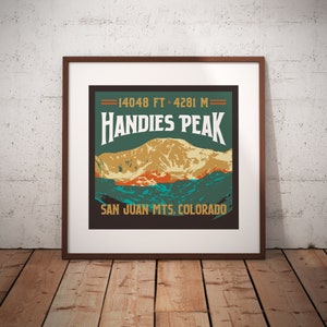 Handies Peak Colorado 14er Print