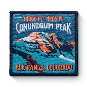 Conundrum Peak Colorado 14er Patch
