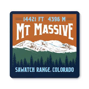 Mt Massive Colorado 14er Sticker