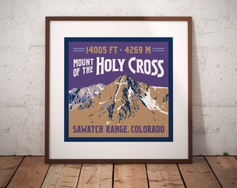 Mount of the Holy Cross Colorado 14er Giclee Art Print
