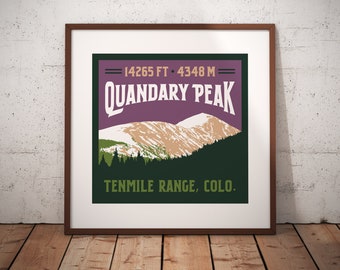 Quandary Peak Print