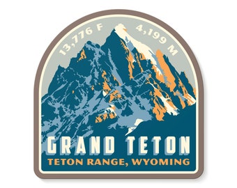 Grand Teton Decal Sticker