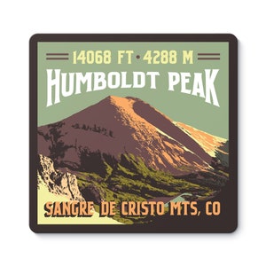 Humboldt Peak Colorado 14er Sticker