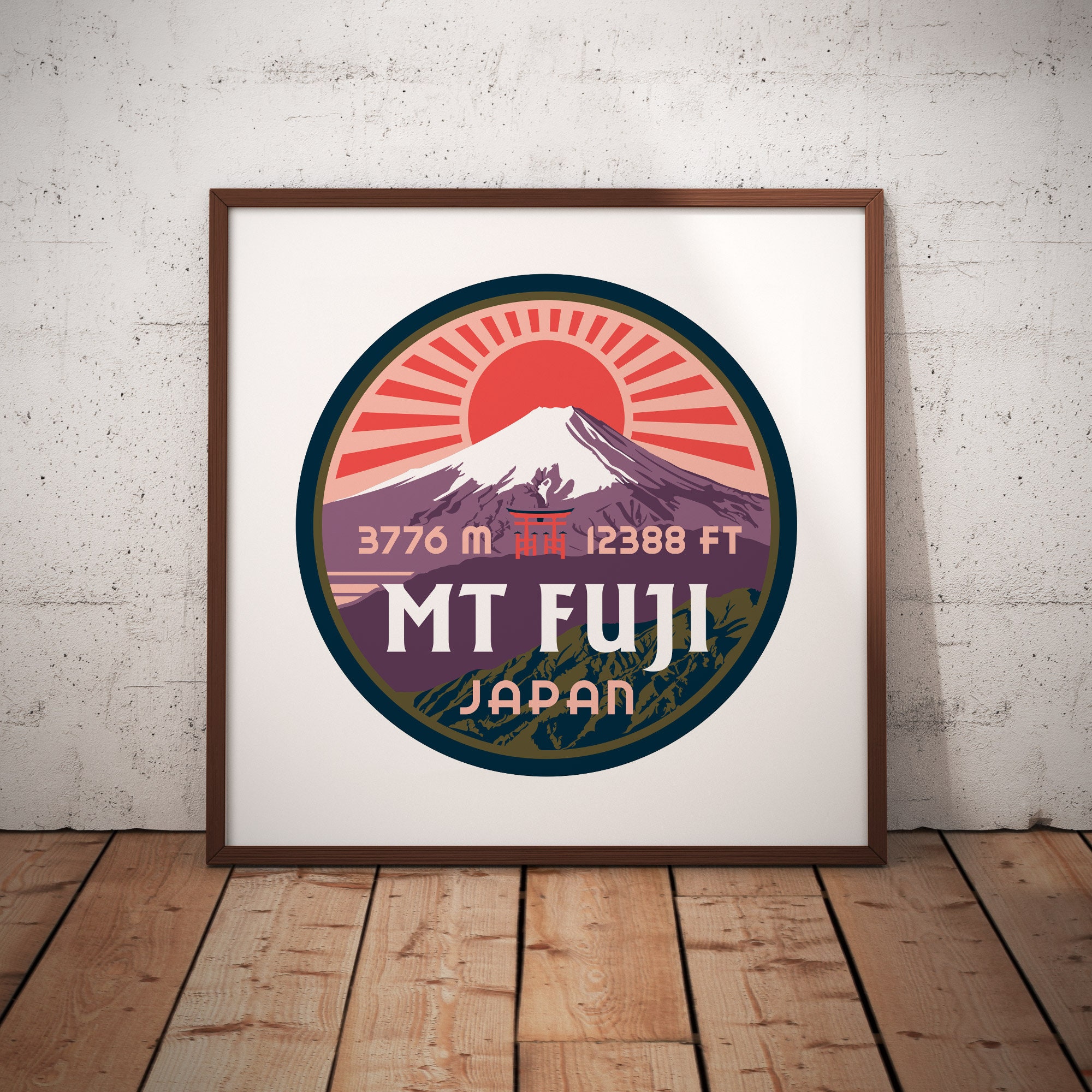 Mt. Fuji Print - Etsy