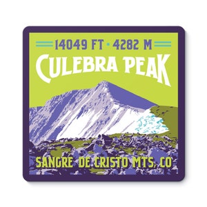 Culebra Peak Colorado 14er Sticker