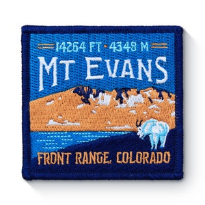 Mt Evans Colorado 14er Patch