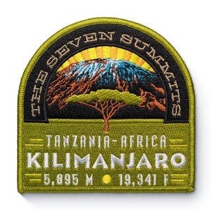Kilimanjaro Seven Gipfel Aufnäher