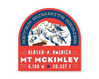 Mt. McKinley Seven Summits Decal Sticker