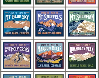 Die Colorado 14ers Print Kollektion