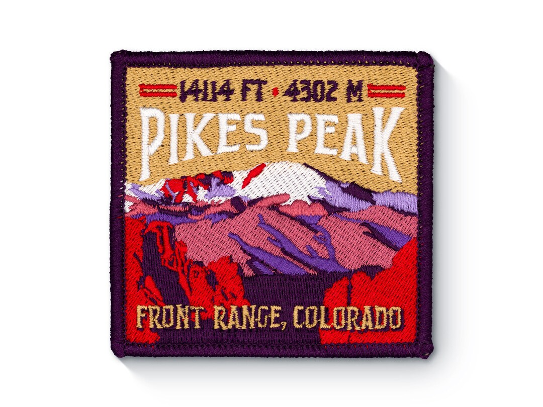 Pikes Peak Colorado 14er Patch - Etsy