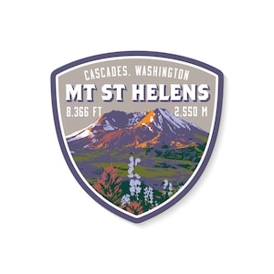 Mt. St. Helens Decal Sticker