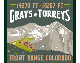 Grays & Torreys Print