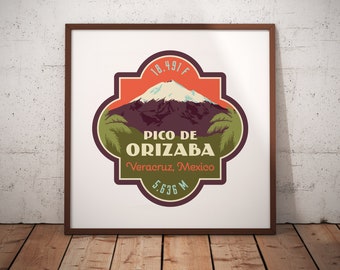 Pico de Orizaba Mexico Print