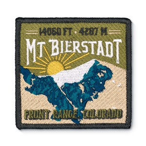 Mt Bierstadt Colorado 14er Patch