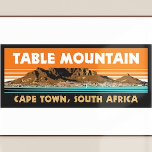 Table Mountain South Africa Poster Print