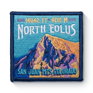 North Eolus Colorado 14er Patch