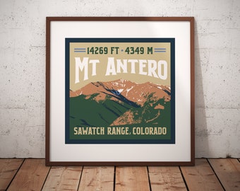 Mt. Antero Colorado 14er Print